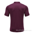 Camisa polo para hombre Dry Fit Rugby a cuadros